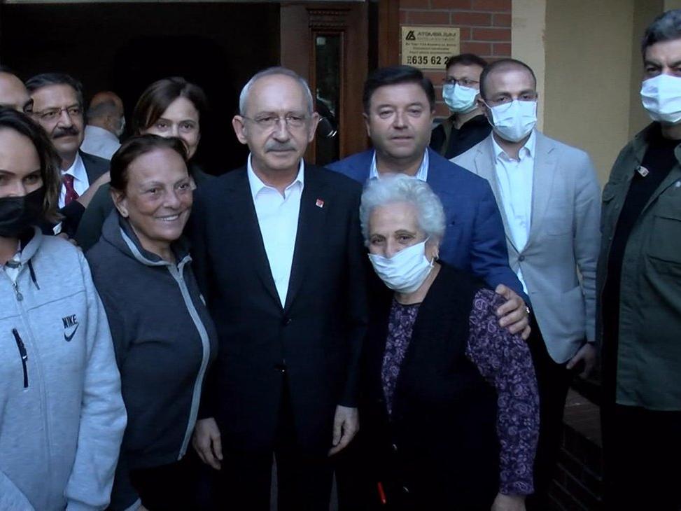 Kılıçdaroğlu'ndan Saltık'ın ailesine taziye ziyareti