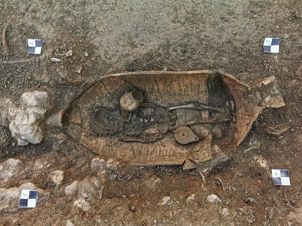 Hırvat sarayının bahçesinde 4. yüzyıla ait kalıntılar keşfedildi