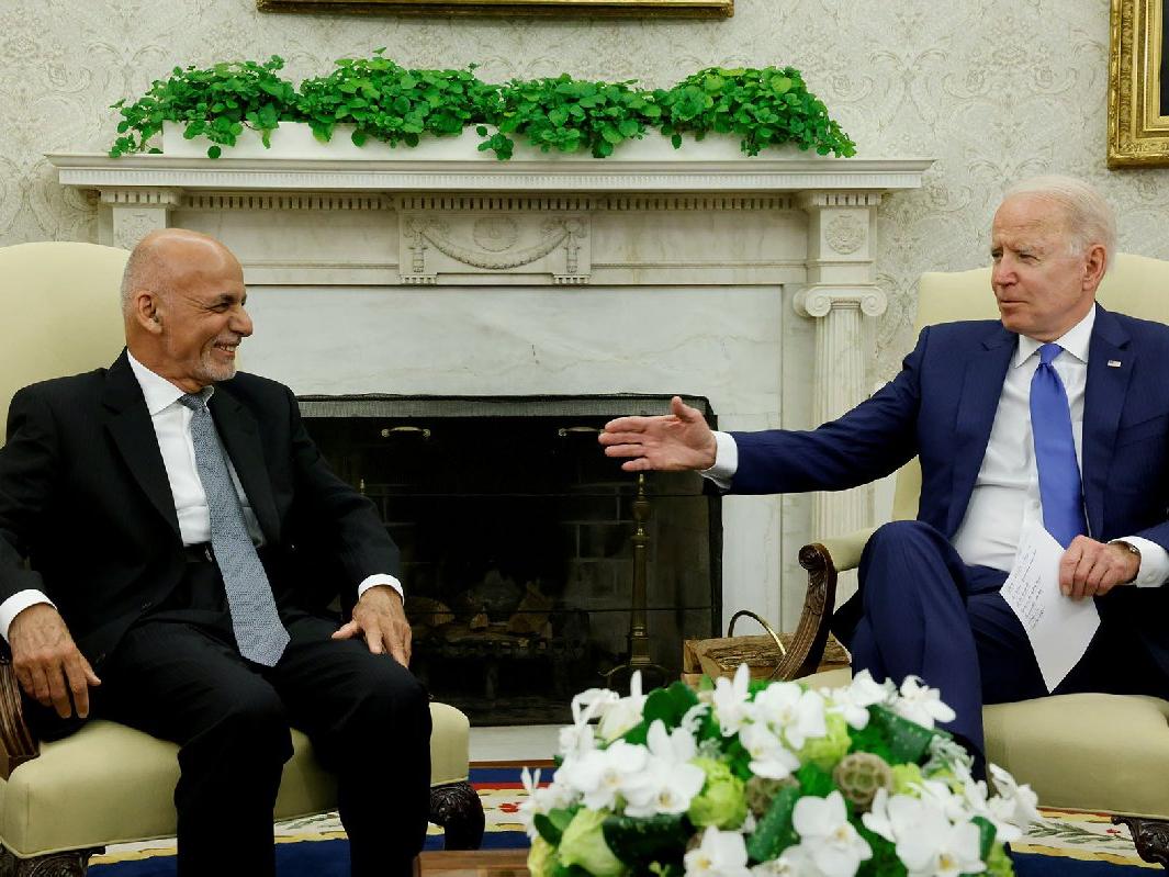 ABD Başkanı Biden'dan Beyaz Saray'da ağırladığı Afganistan lideri Gani'ye destek sözü