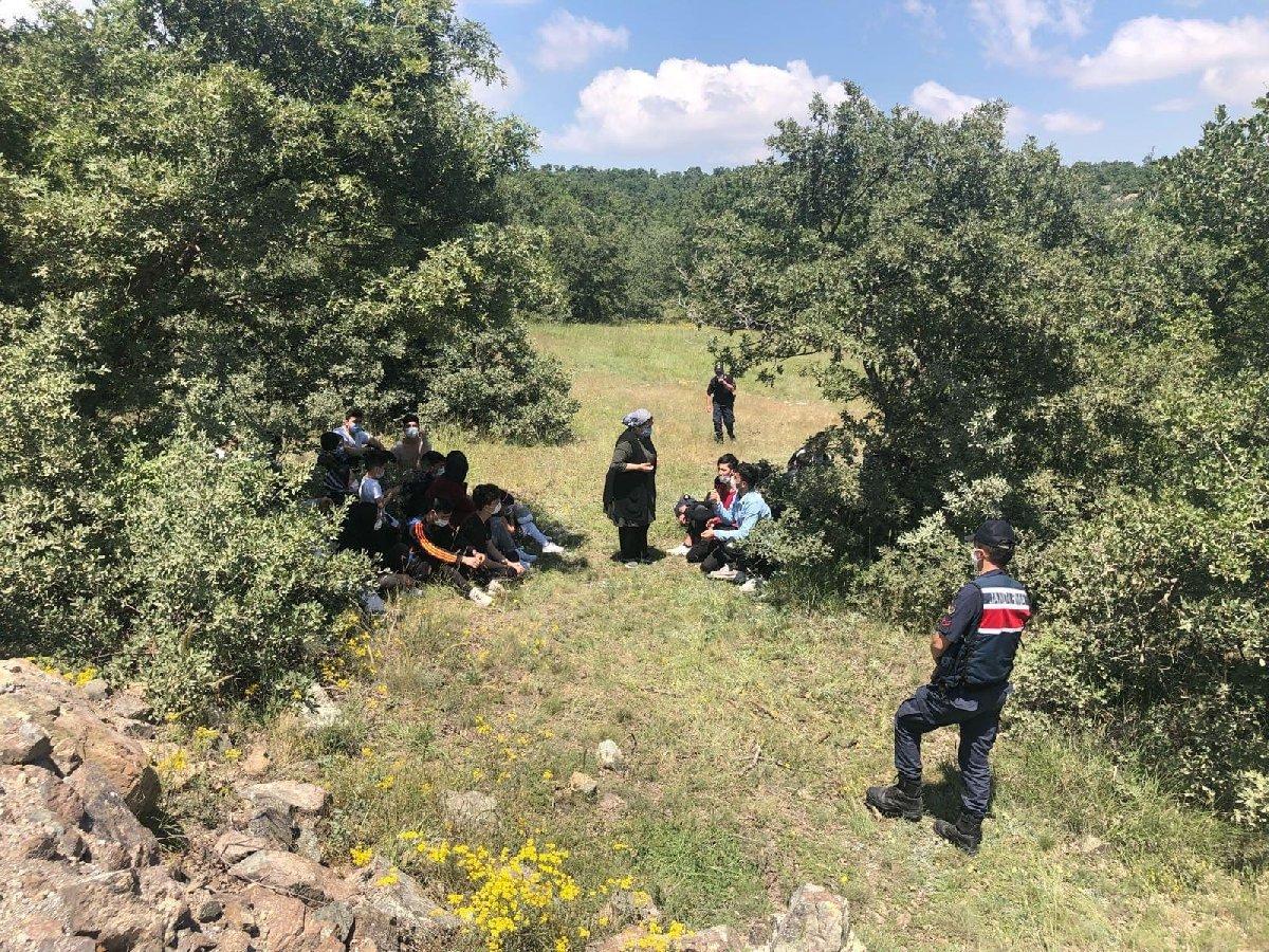 Kaçak göçmenleri  'yurt dışı' diye Eskişehir'e bırakmışlar