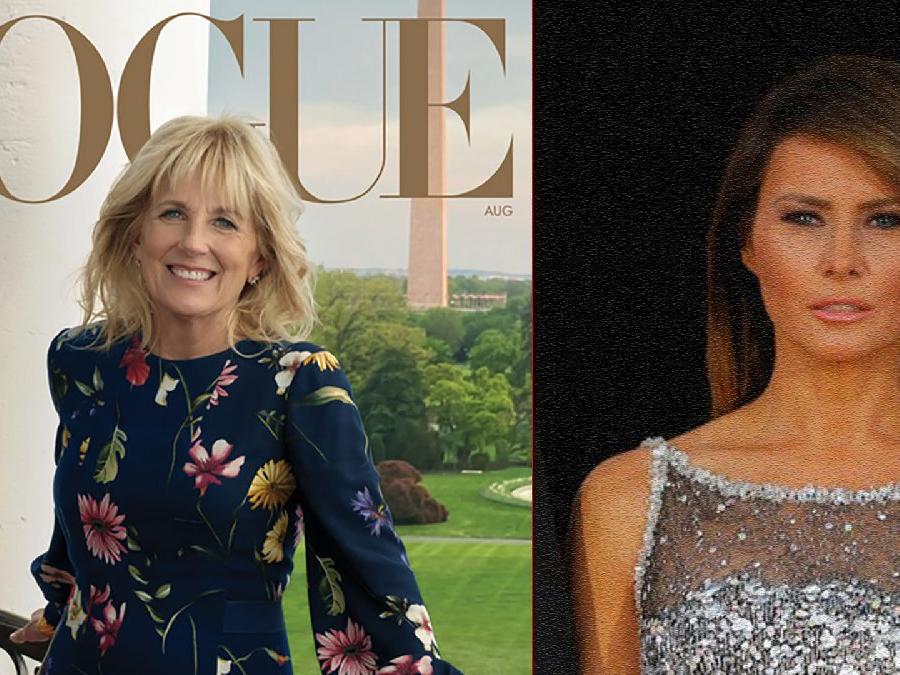 Melania'ya niyet Jill'e kısmet: First Lady Vogue dergisinin kapağında