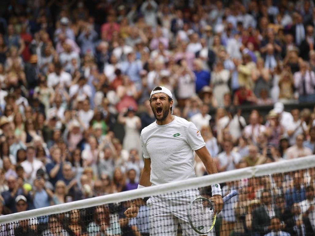 Matteo Berrettini Wimbledon'da finale çıktı, tarih yazdı!