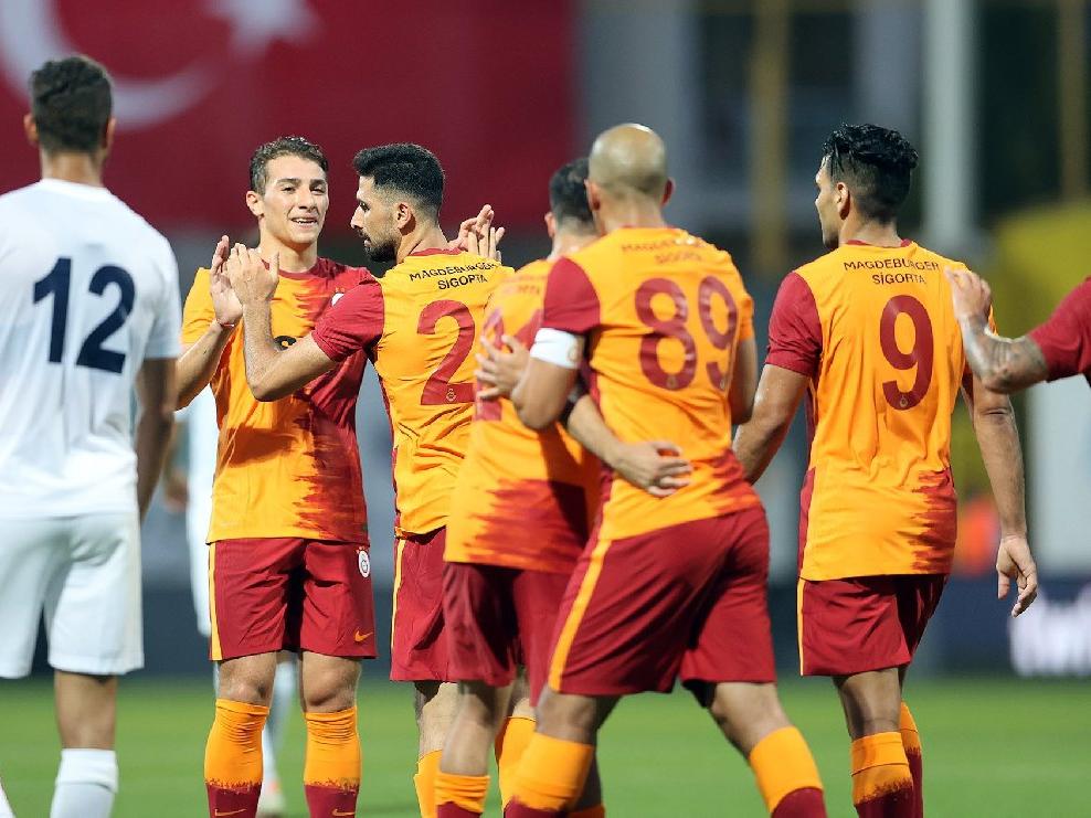 Galatasaray'dan bol gollü prova