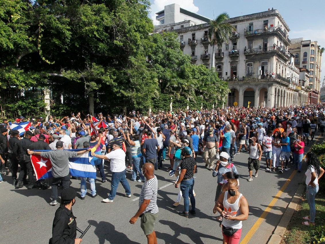 Küba'da protestolar sürüyor: Her şeyin sorumlusu ABD