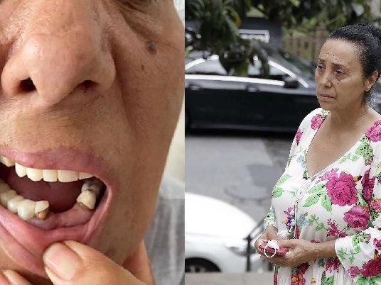 Komşusu sokak ortasında yerde sürükleyip dişlerini kırdı