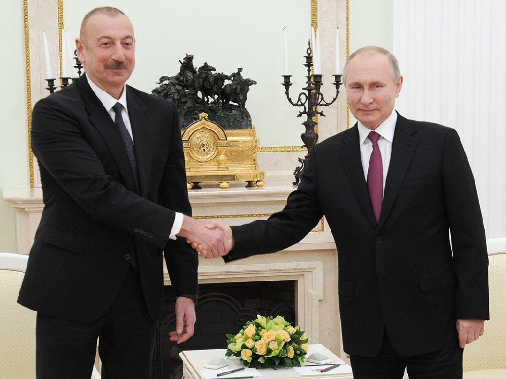 Putin ve Aliyev, Moskova'da görüşecek