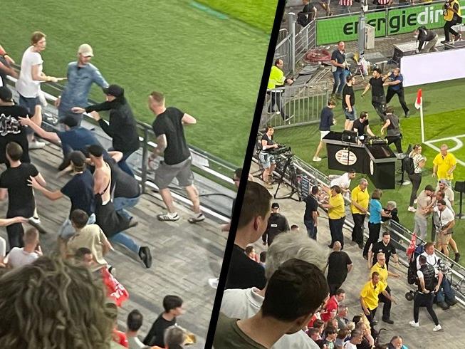 PSV Eindhoven-Galatasaray maçının devre arasında gerginlik