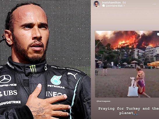 Lewis Hamilton sosyal medya hesabından Türkiye mesajı paylaştı!