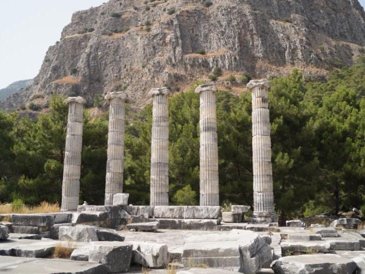 Priene Antik kenti ziyarete kapatıldı