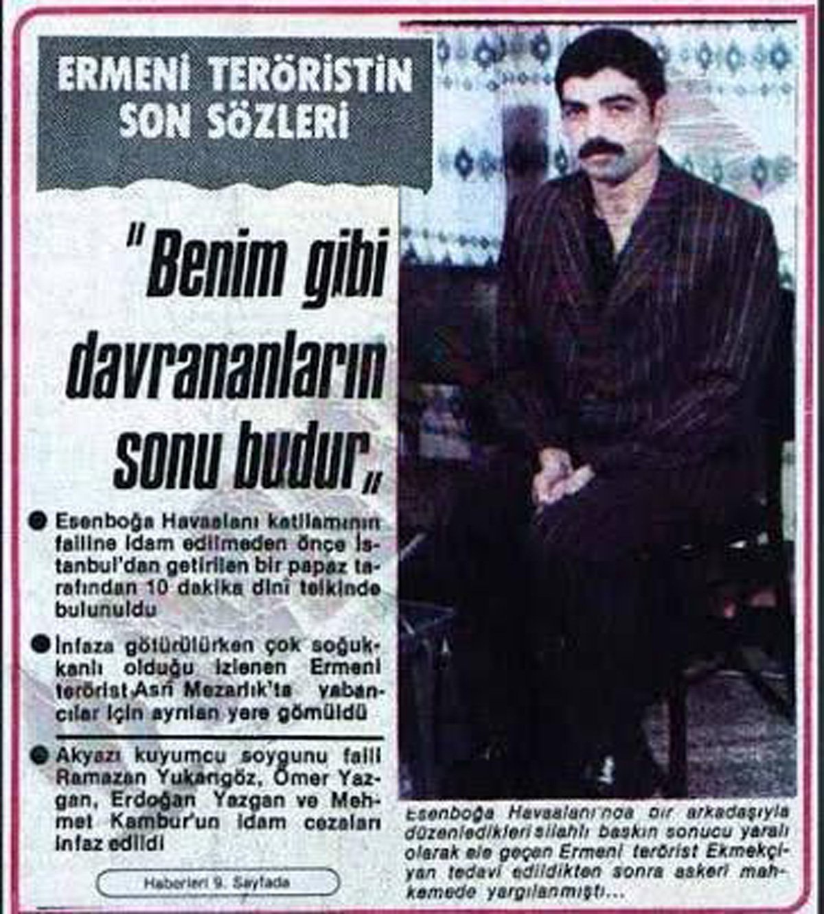 Türkiye'yi sarsan kanlı baskın Esenboğa'da Asala eylemi 9 ölü 73 yaralı - Sözcü