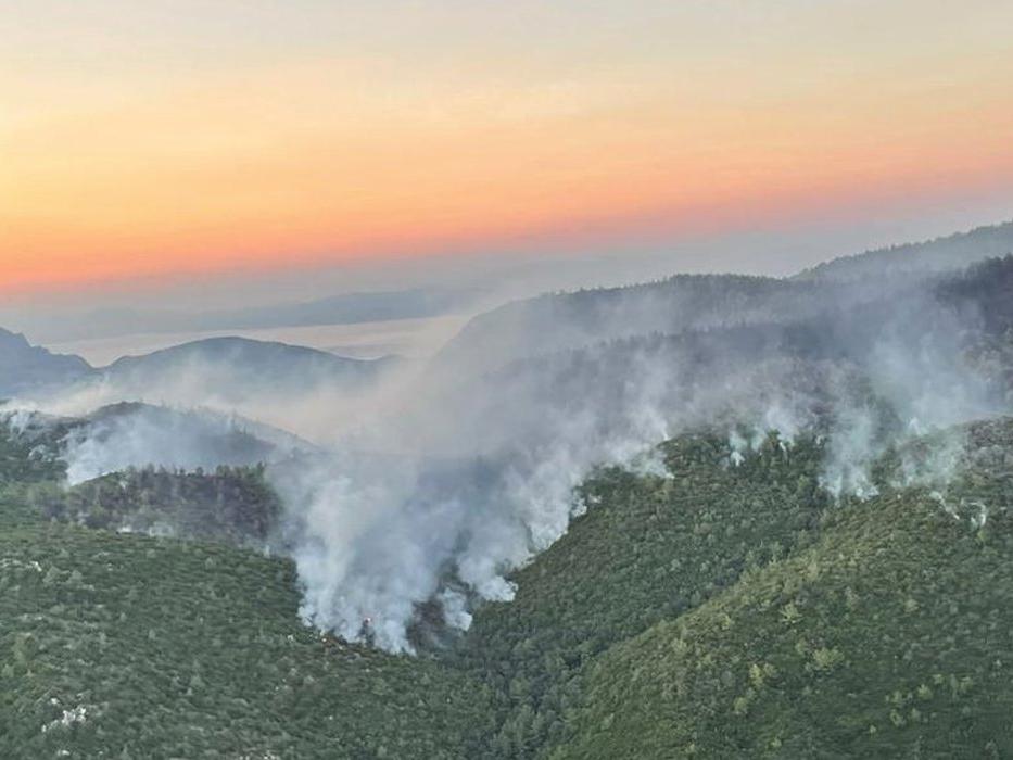 Muğla'da orman yangınları 11'nci gününde