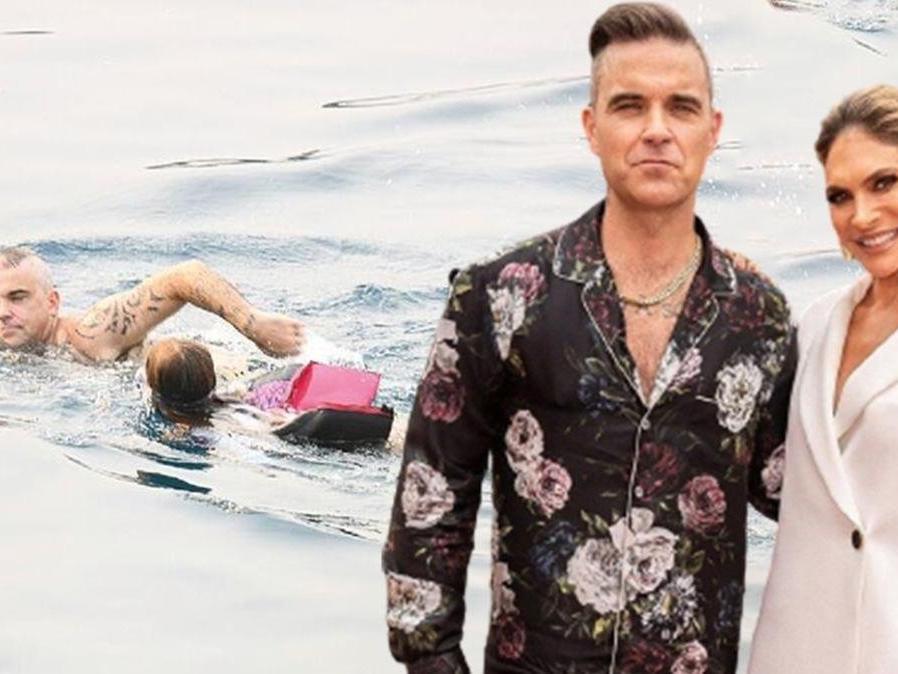 Robbie Williams ve eşinin Türkiye tatili