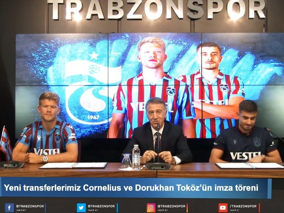 Trabzonspor, Adreas Cornelius'un bonservis bedelini ve maaşını KAP'a bildirdi