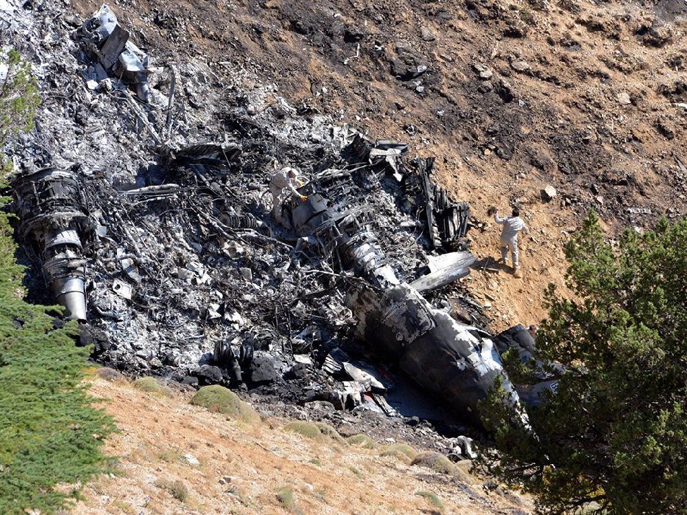 Düşen yangın söndürme uçağının kara kutusu bulundu