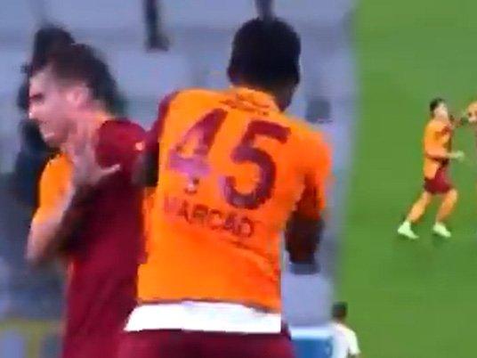 Galatasaray'da inanılmaz olay! Marcao takım arkadaşı Kerem Aktürkoğlu'na saldırdı...
