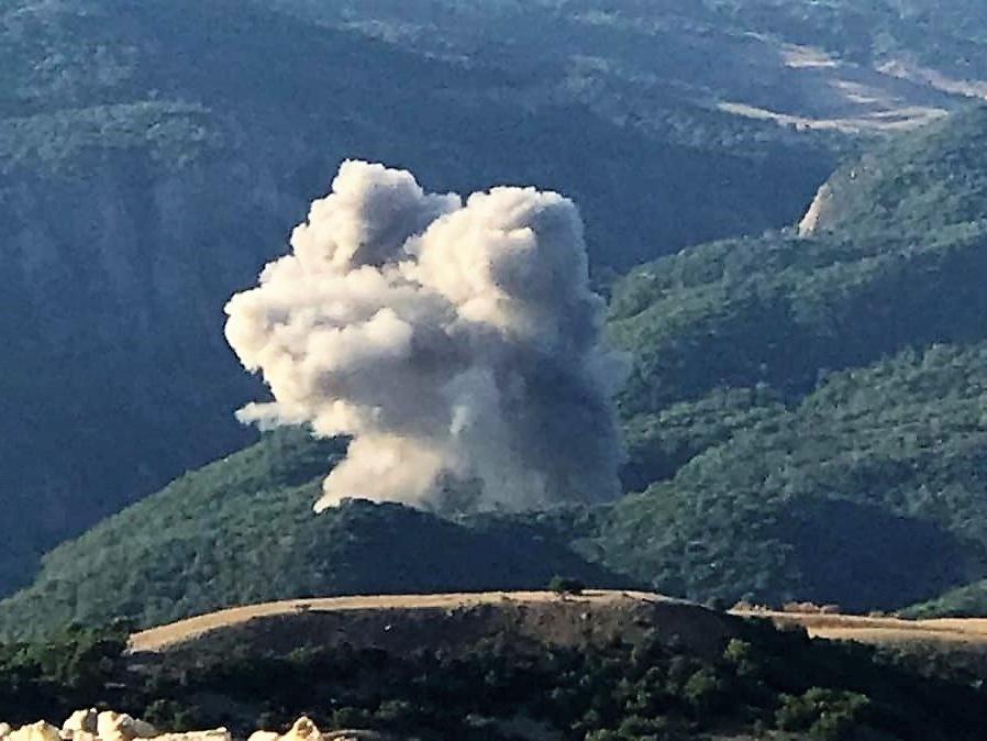Ormanı ateşe veren PKK'lılara operasyon