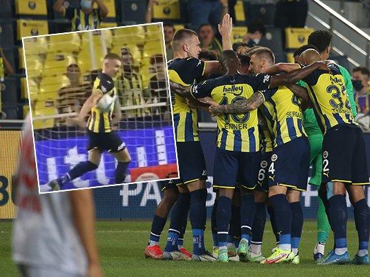 Fenerbahçe Antalyaspor maçında tartışılan penaltı pozisyonu