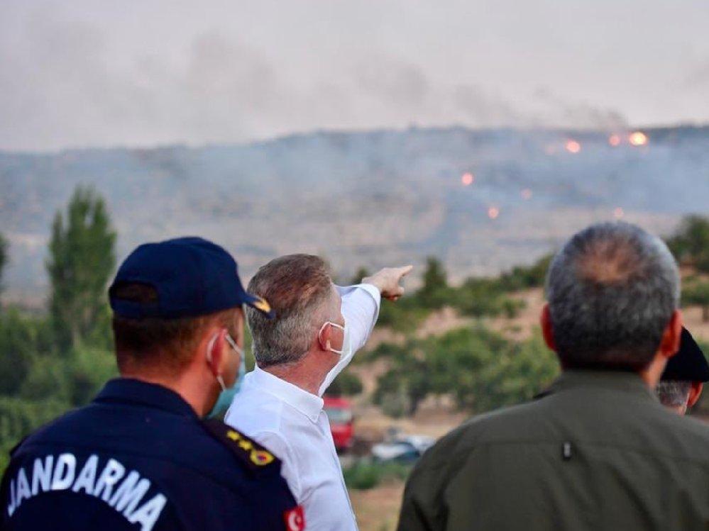 Bir orman yangını da Gaziantep'te