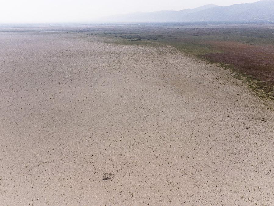 Anadolu'da bir göl daha tamamen kurudu