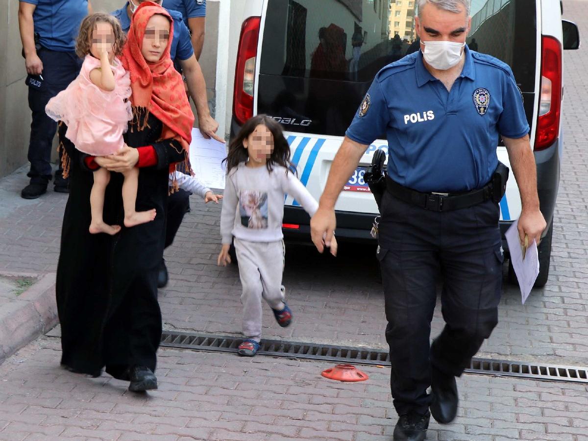 Eşi ve 3 çocuğunu rehin alıp evi yakmaya çalışan Suriyeli serbest bırakıldı