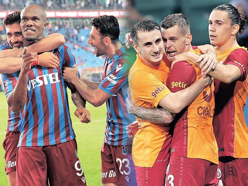 Trabzonspor ile Galatasaray sezonun ilk büyük maçında