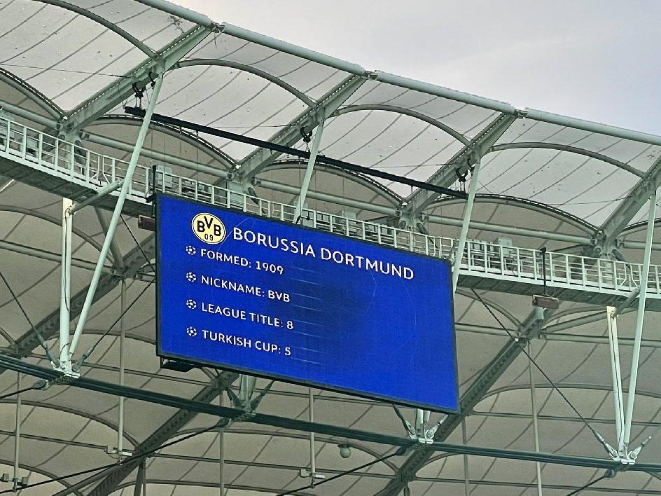 Beşiktaş-Borussia Dortmund maçı öncesi 'Türkiye Kupası' hatası