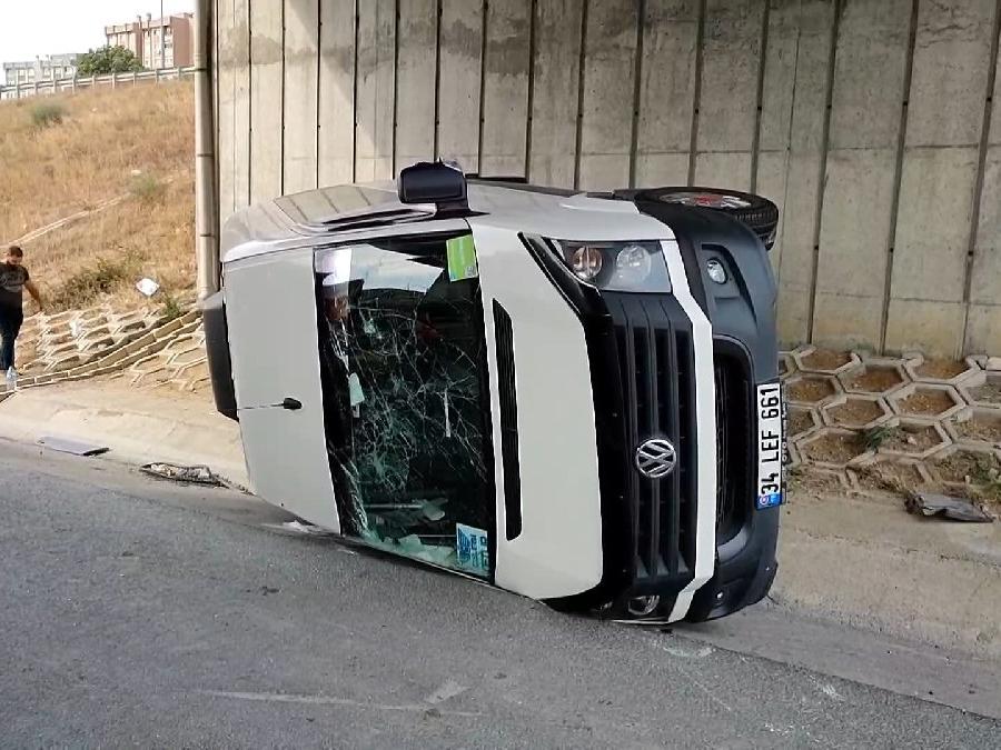 Kuzey Marmara Otoyolu’nda işçi servisi kazası