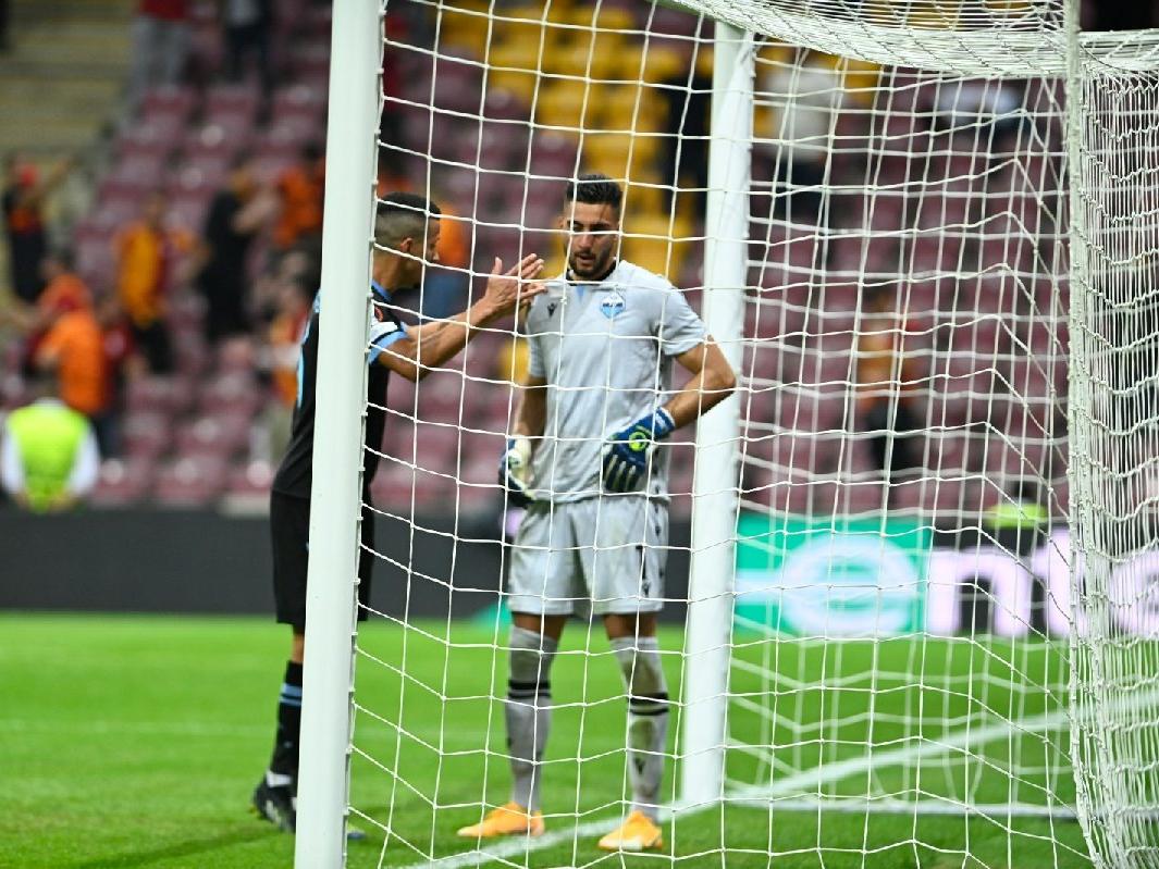 Lazio kalecisi Strakosha'dan Galatasaray maçında inanılmaz hata
