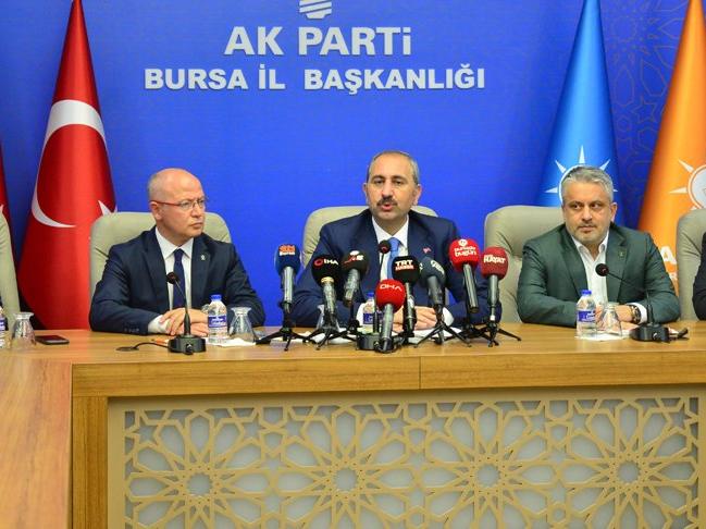 Adalet Bakanı Gül: Muhalefetin bir projesi, sorunları çözme vizyonu asla bulunmamakta