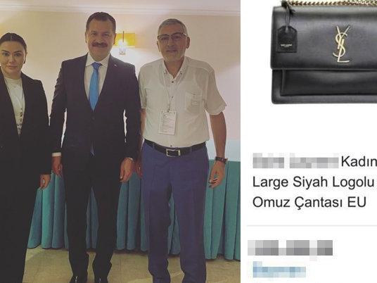 AKP'li başkanın çantasının fiyatı dudak uçuklattı
