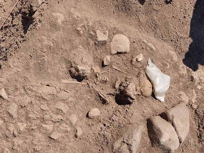 Orta Çağ Dönemi'ne ait çocuk iskeleti bulundu