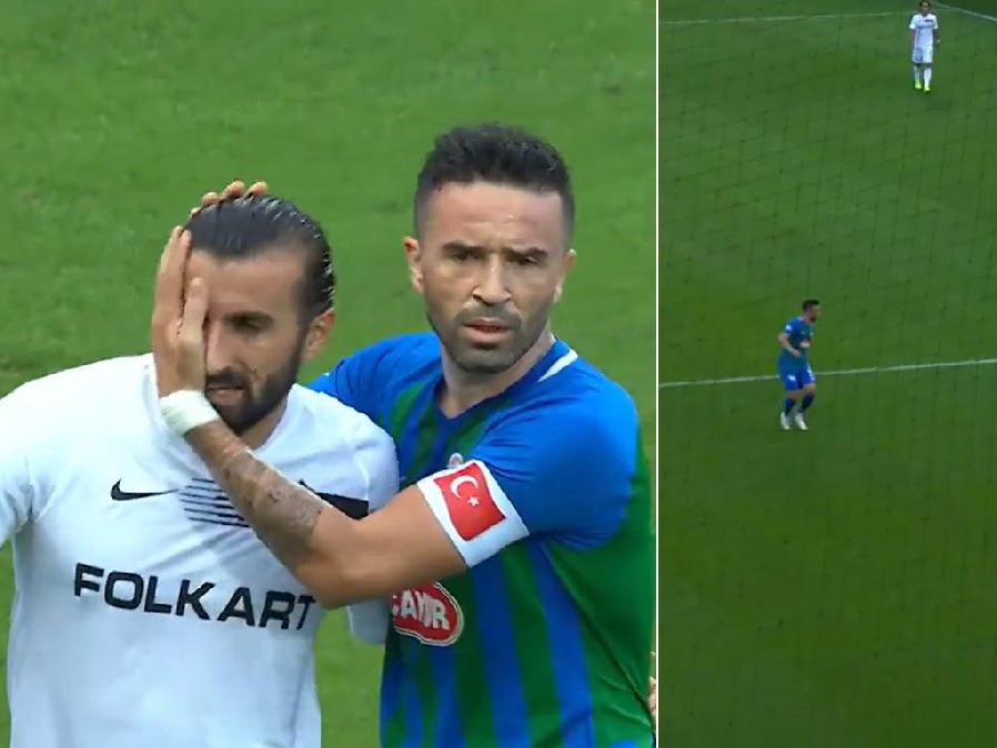 Altaylı Erhan Çelenk, Rizespor maçında Fair-Play ruhunu yaşattı: 'Helal olsun sana'