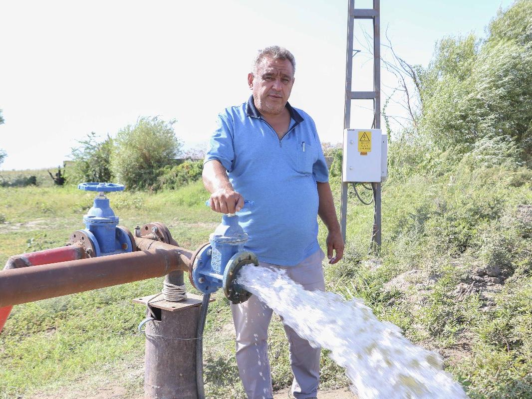 Aydın'da kuraklık önlemi: Bin dönüm araziye hayat verildi