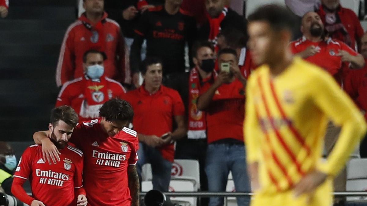 Barcelona, Benfica deplasmanında dibe vurdu: 3-0
