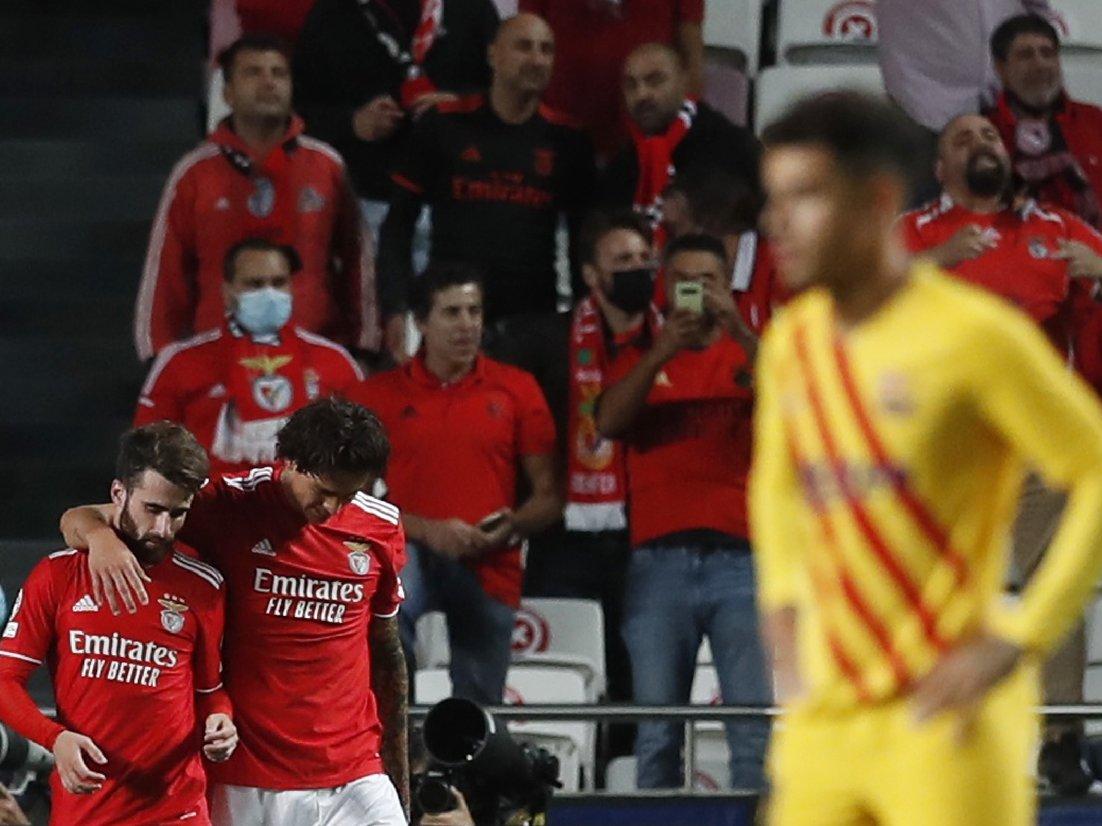 Barcelona, Benfica deplasmanında dibe vurdu: 3-0