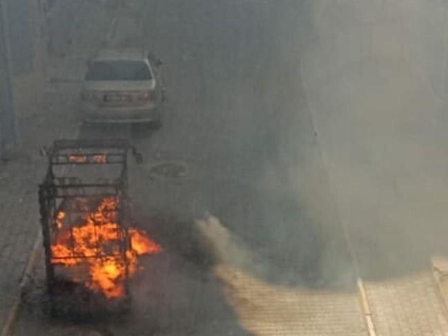 Torbalı'da Suriyelilere ait ev ve araçlar yakıldı