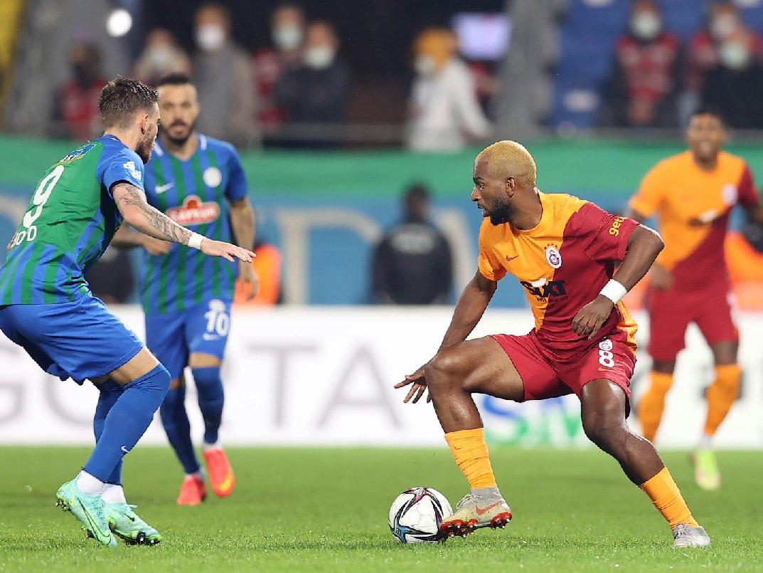 Çaykur Rizespor ile Galatasaray'ın mücadelesi nefesleri kesti