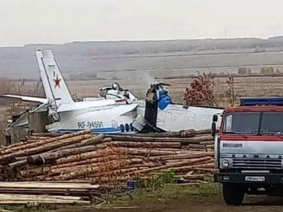 Rusya'da uçak düştü: Ölü ve yaralılar var