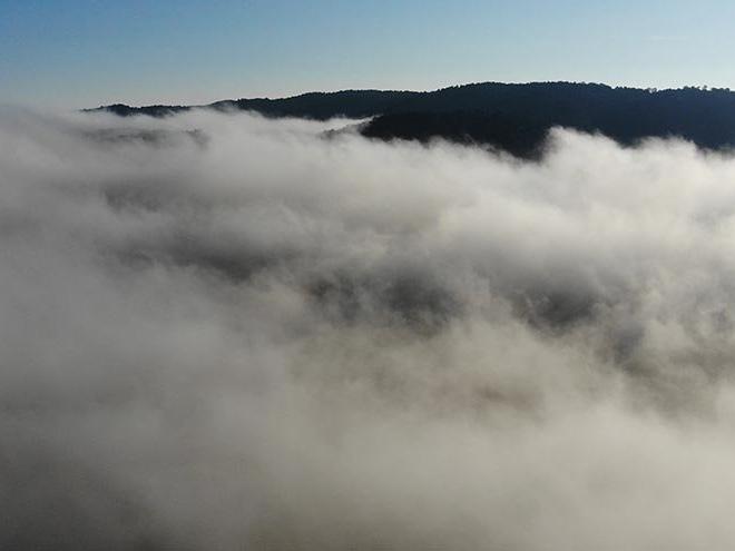 Kazdağları'nda bulut geçişleri