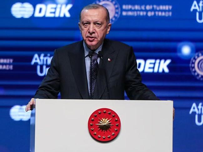 Erdoğan: Afrika ile ticaret hedefimiz 75 milyar dolar