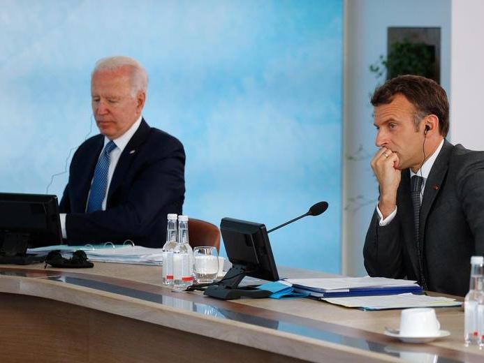 Biden ile Macron arasında kritik görüşme