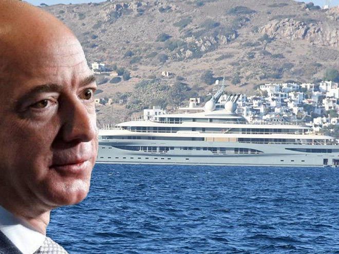 Amazon'un kurucusu Jeff Bezos Bodrum'dan ayrılmıyor
