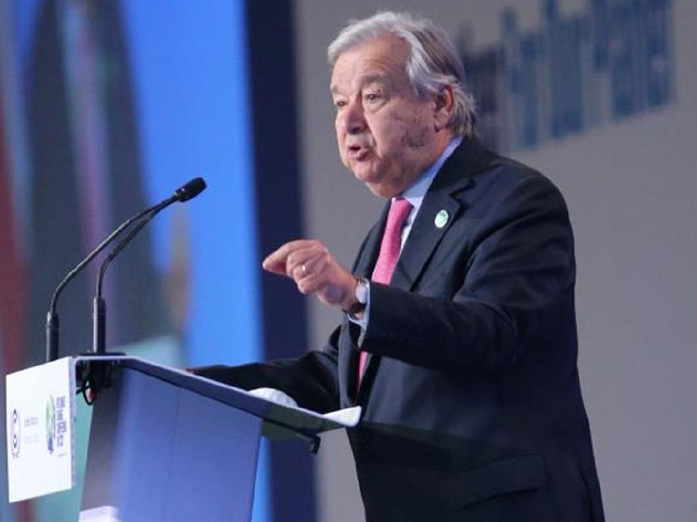 BM Genel Sekreteri Guterres: Kendi mezarımızı kazıyoruz