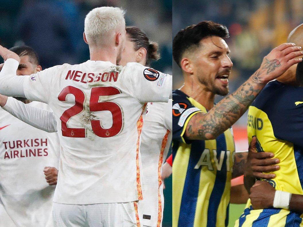 Galatasaray ve Fenerbahçe Avrupa sınavında