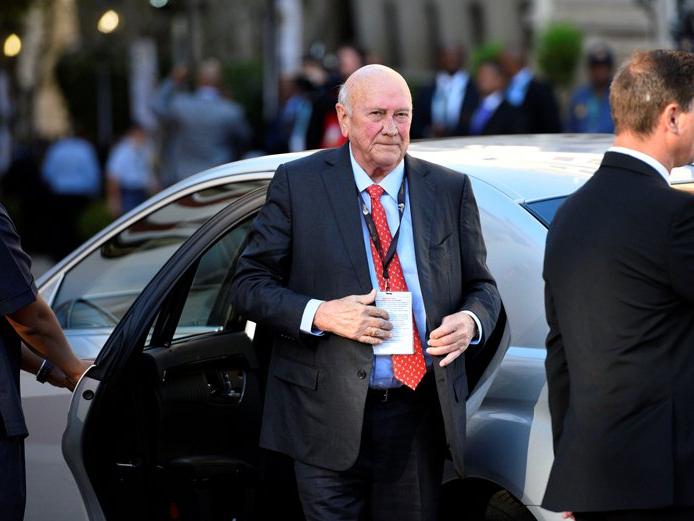 Güney Afrika'nın son beyaz devlet başkanı öldü