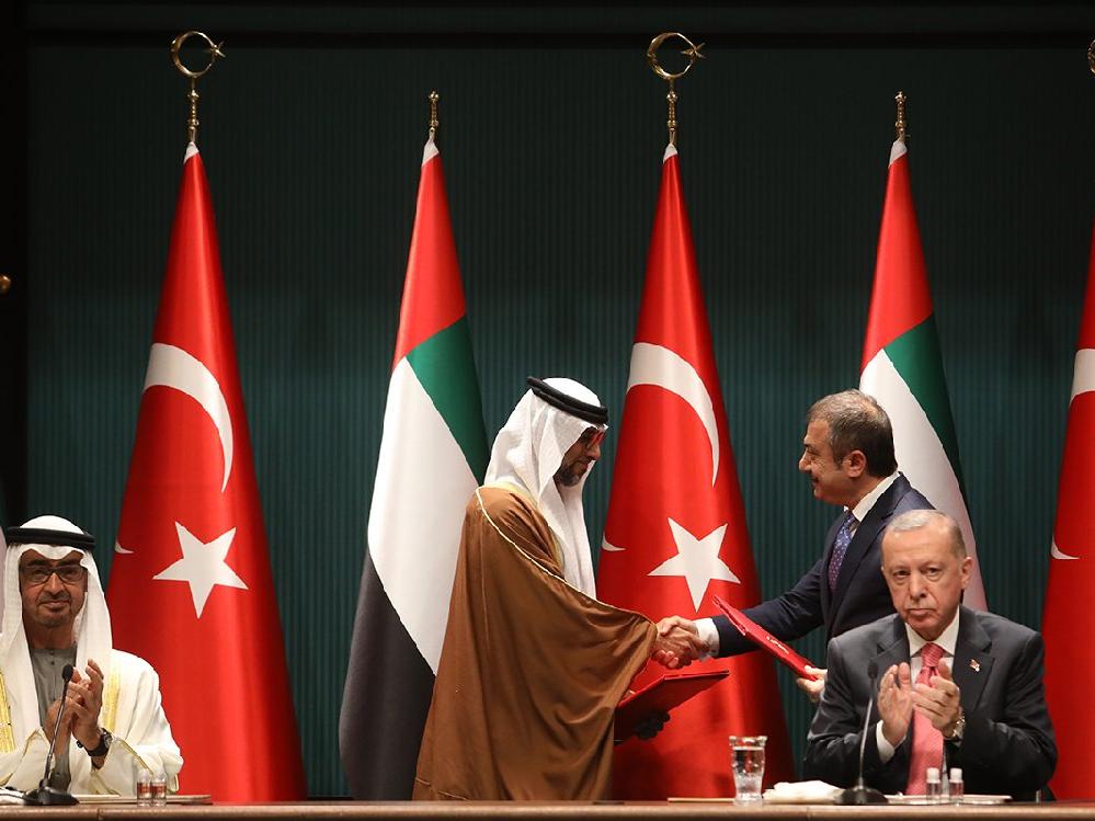 Birleşik Arap Emirlikleri ile Türkiye arasında çok sayıda ekonomik anlaşma