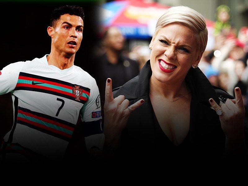 Cristiano Ronaldo, Pink'in yardım teklifine cevapsız kalmadı