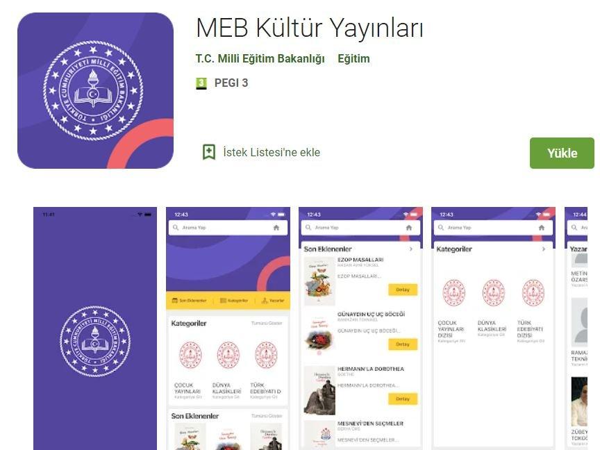 MEB, Türk ve dünya klasiklerini ücretsiz mobil uygulamaya yükledi