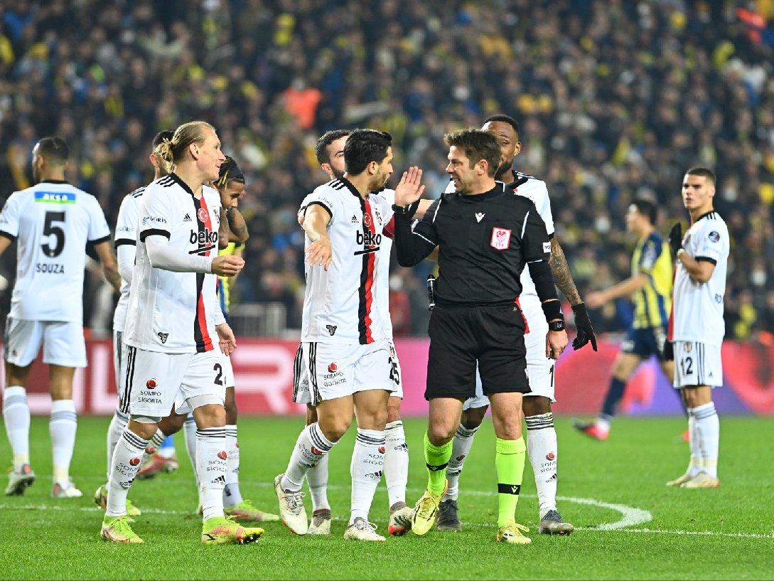 Fenerbahçe Beşiktaş maçında Fırat Aydınus'tan çok tartışılacak penaltı kararı