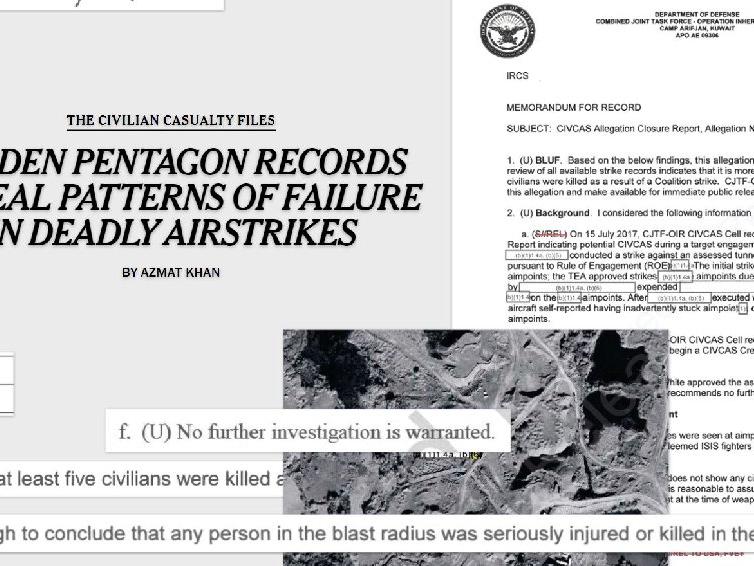 Pentagon'un gizli belgeleri ifşa oldu: Sivilleri öldürüp saklamışlar